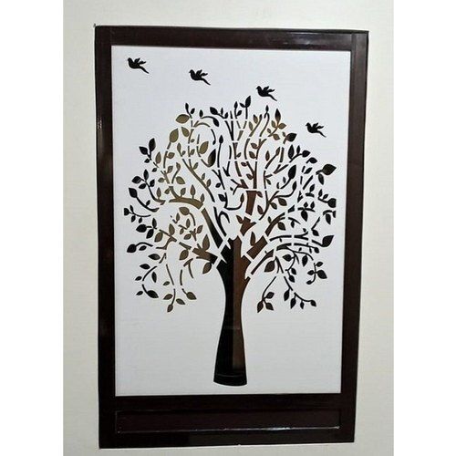 Scratch Resistant And Wall Mounted Beautiful Tree Printed Aluminum Photo Frame