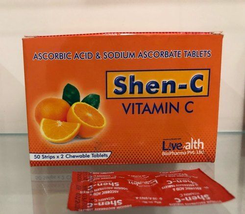 Shen-C Orange Vitamin C Tablets Suitable For: Adults