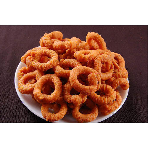 Spicy Taste Healthy And Hygienically Packed Round Shape Murukku - 1 Month Shelf Life | High Fiber and Protein Rich Snack
