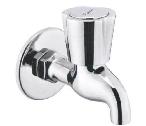 Silver Strong Solid Highly Durable And Shiny Wall Mounted Brass Bib Tap