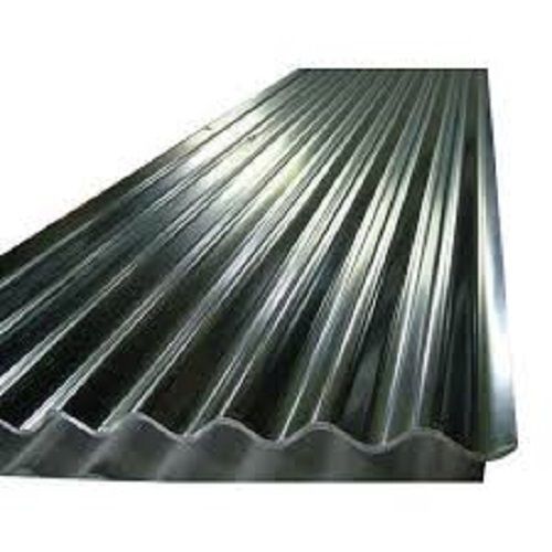 Sturdy Constructed Silver Polished Finish Plain Roofing Galvanized Iron Sheets