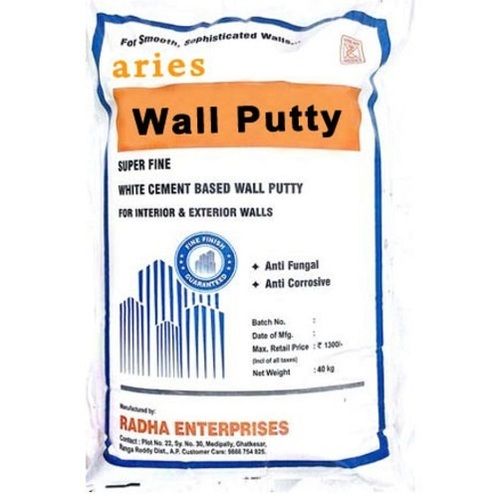 100 Percent Purity High Gloss Interior Acrylic Decorative Wall Putty