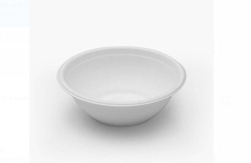 Light Weight Size 4 Inches 1 Mm Thickness Round Shape White Paper Disposable Bowl For Events