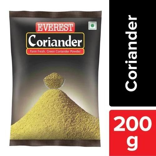 200 Grams Pack Food Grade Size Everest Farm Fresh Green Coriander Powder 