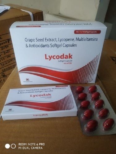 Grape Seed Extract Lycopene Multivitamins And Antioxidants Softgel Capsules 10 X 10