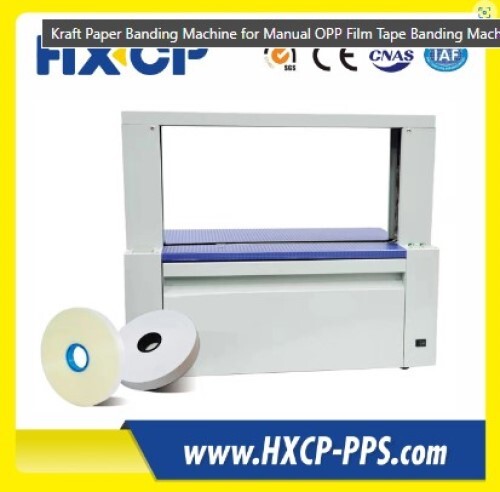 Silver Manual Kraft Paper Banding Machine With Production Capacity Of 5000 Sets/Month