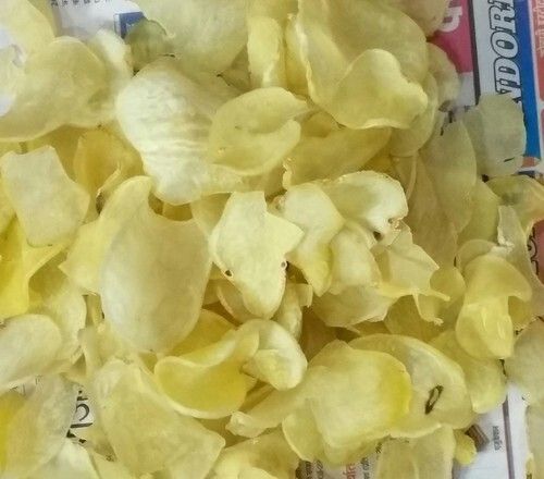Mouth Watering Deep Fried Tasty Crispy And Salty Yellow Potato Chips