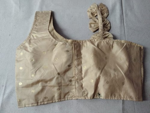 हवा पार होने योग्य सिल्क कंप्यूटर कढ़ाई अच्छी क्वालिटी के रेडीमेड डिज़ाइनर ब्लाउज़