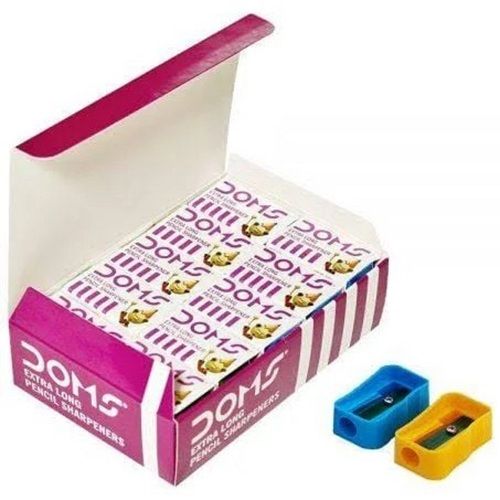 Lightweight Light Weight And Multi Colors Plastic Rectangle Shape Doms Sharpener Used In School