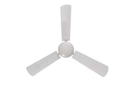 White 1200 Mm Sweep Size And 50 Watt Power Aluminum Blade Material Ceiling Fan  Energy Efficiency Rating: 3 Star