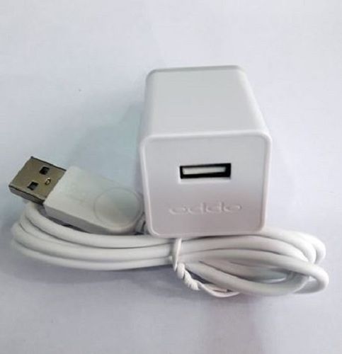 White Color Android Fast Charging With Usb Cable Oppo A51 Wall Charger Body Material: Plastic