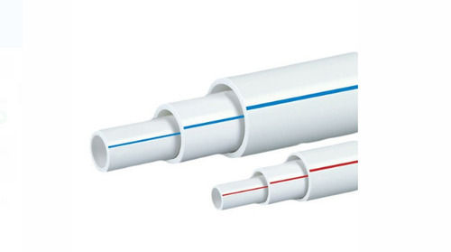 White 30Mm Diameter And 4Mm Thickness Round Shape Pvc Plastic Pipe For Construction Use Length: 30  Meter (M)