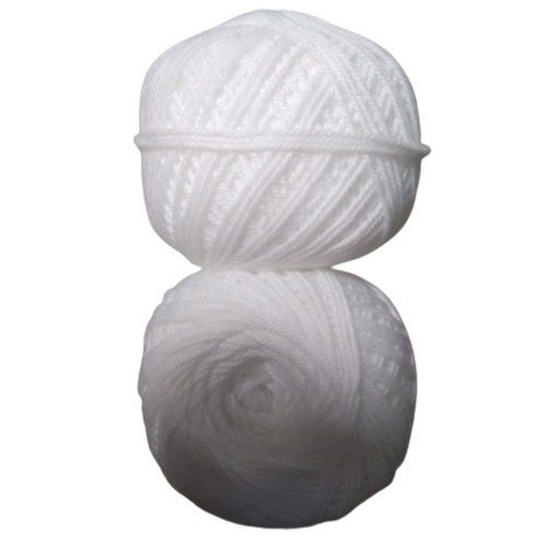 5 Gram Highly Durable Lightweight Long Lasting And Strong White Yarn