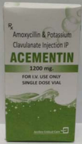 एसेंटिन एमोक्सिसिलिन और पोटेशियम क्लैवुलनेट एंटीबायोटिक इंजेक्शन भंडारण: कमरे का तापमान