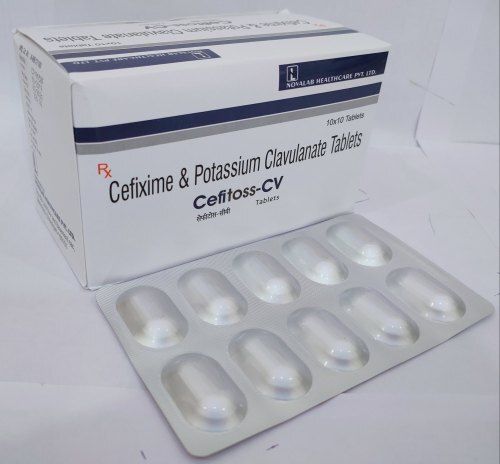 Cefixime & Potassium Clavulanate Tablets, 10x10 Tablets