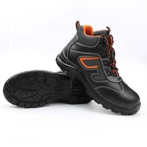 Durable Stylish Light Weight Trendy Breathable Black Industrial Safety Shoes For Mens