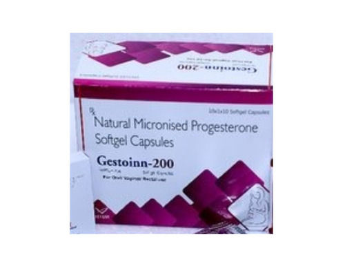 Gestoinn 200 Natural Progesterone Softgel Capsules General Medicines