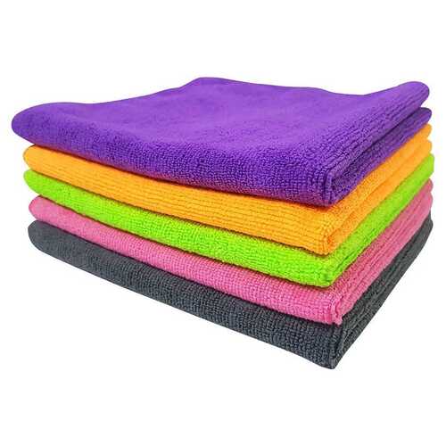 Microfiber Cloth For Cleaning And Dusting, Available In Many Colors Application: Dusting