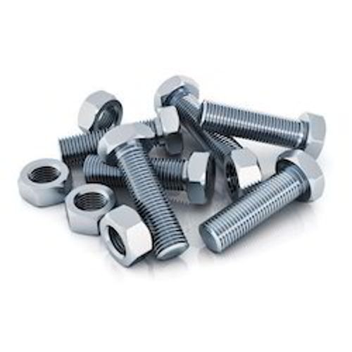 Silver Mild Steel Hex Hot Dip Galvanized Nut Bolt