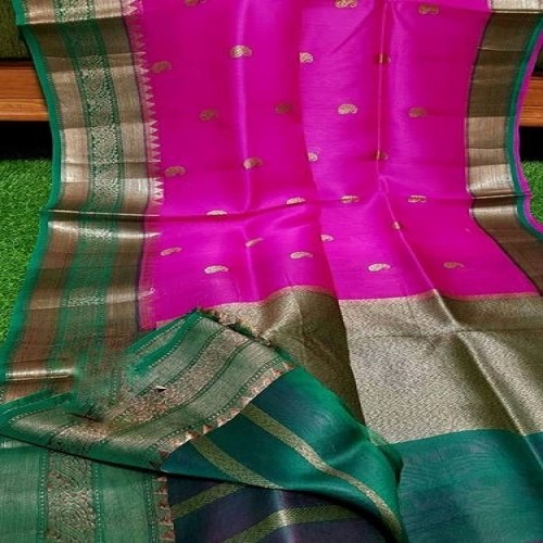 multi color lightweight and elegant look banarasi art silk saree for wedding wear 647