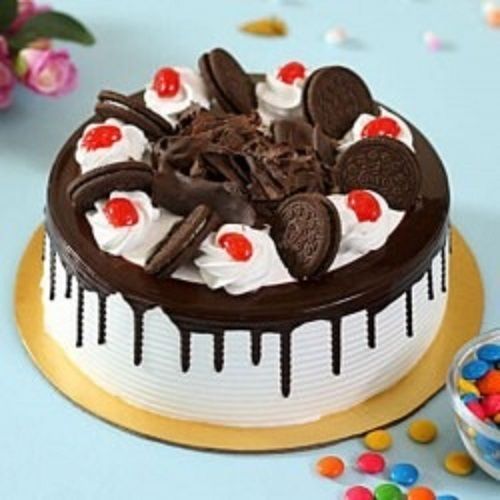 Pack Of 1 Kilogram Sweet And Delicious Tasty Cherry Topping Chocolate Oreo Cake