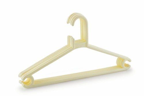 Plastic Garment Hanger Upto 1 Kg Weight Bearing Capacity For Uses Home And Shop Display