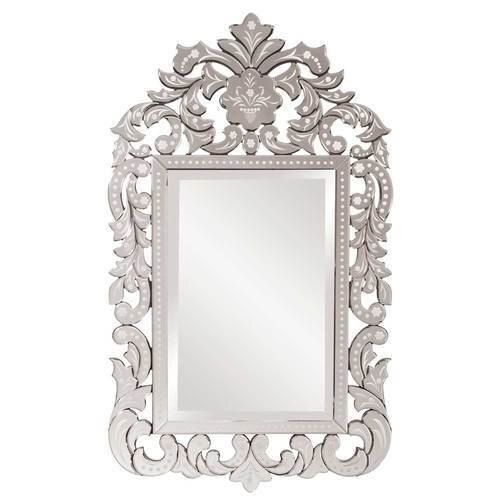 Grey Rectangular Shape Decorative Glass Mirror For Home And Hotel