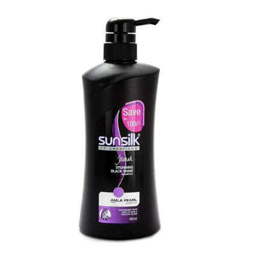 Sunsilk Creations Stunning Black Shine Shampoo Moisturizes And Nourishes Your Black Hair Making It Look Fuller Shinier Volume: 650 Milliliter (Ml)