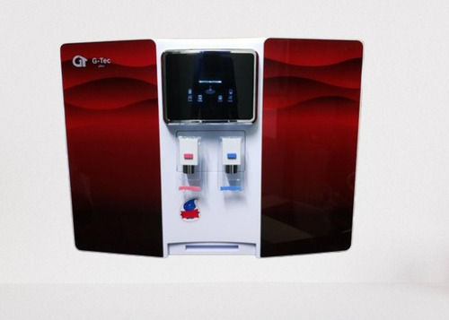 10 Liters Capacity Wall Mounted Red And White Digital G Tec Drinking Water Dispenser