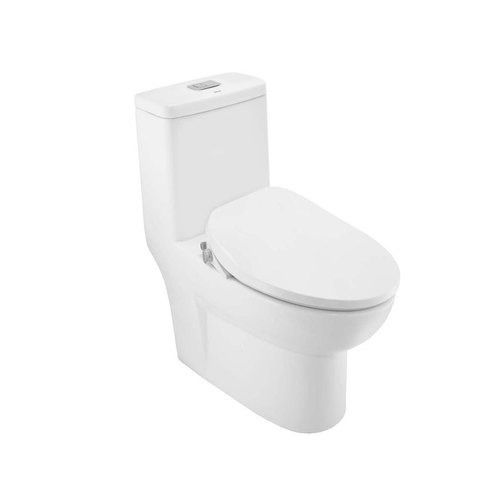 Oval 450 X 150 X 525 Mm Size Ceramic Body Floor Mounted White Western Toilet Seat