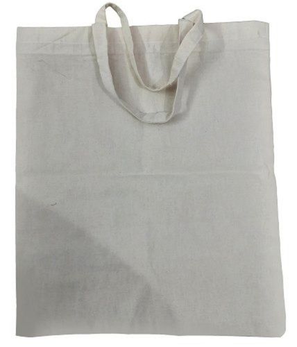 Golden 5 Kilogram Capacity Loop Handled Plain White Cotton Carry Bags 