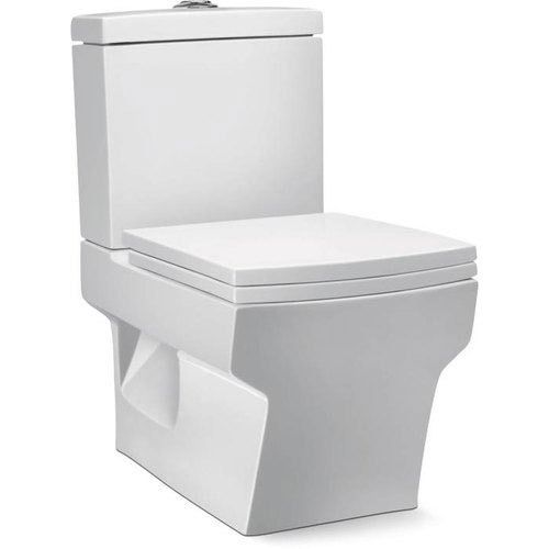 Rectangular 550 X 250 X 625 Mm Size Floor Mounted White Ceramic Body Western Toilet Seat