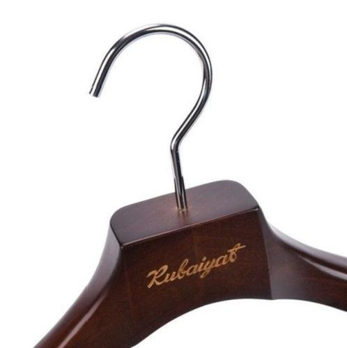 Various Colors Are Available Glossy And Matt Finish Handmade Type Customised Wooden Hanger With High Weight Bearing Capacity