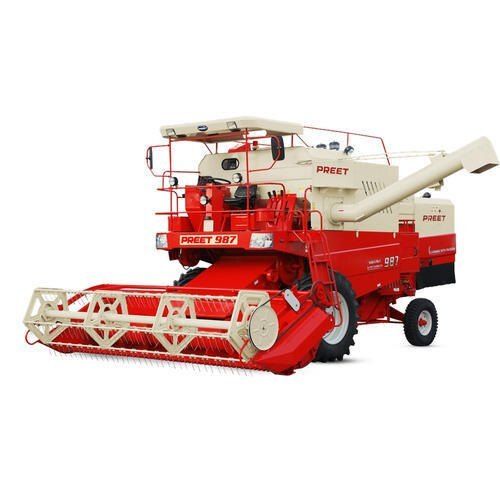 Metal Premium Rust Resistance Small Wheat Combine Harvester For Agriculture Sector