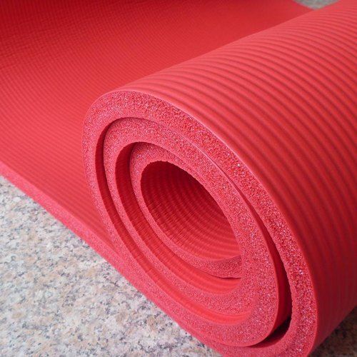 Green Strong Grip And Highly Effective Flexible Red Color Solid Foam Rubber Sheet