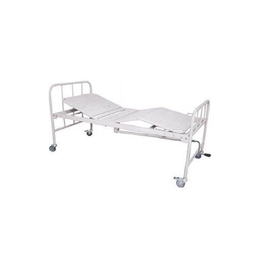 Superior Quality Aluminium Foldable And Portable Hospital White Bed With Tyres