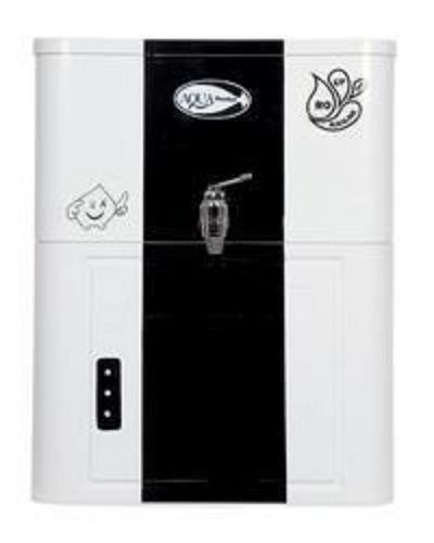 12 Litre Wall Mounted Plastic Material White And Black Colour Aqua Ro Water Purifier Water Source: Tank