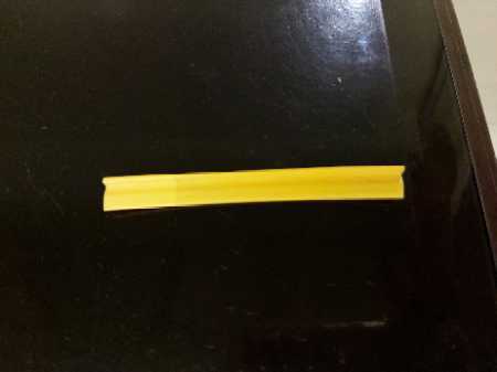 1Mm Yellow L Shape Flexible Pvc Profile For Panel Beading With 6Mmx4Mm Dimenstion General Medicines