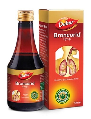 Dabur Broncorid Syrup In Liquid Form General Medicines As Per Doctor Cool And Dry Place