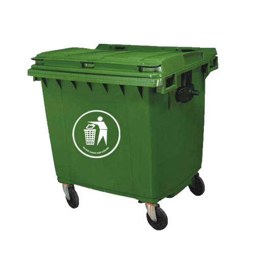 Four Wheel Type Pvc Waste Bins - Application: Outdoor Use