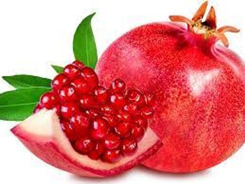 High In Antioxidants And Sweet-Tart Flavor Delicious Rich Red Fresh Pomegranate