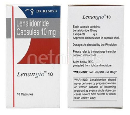 Lenalidomide Capsule 10 Mg, 10 Capsules Pack