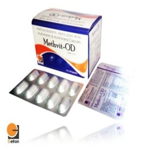 Mecobalamin 1500 Mcg And Alpha Lipoic Capsules Pack Of 10x10 