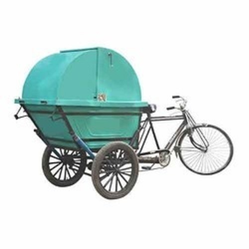 Pedal Driven Rickshaw Waste Bins - Application: Outdoor Use