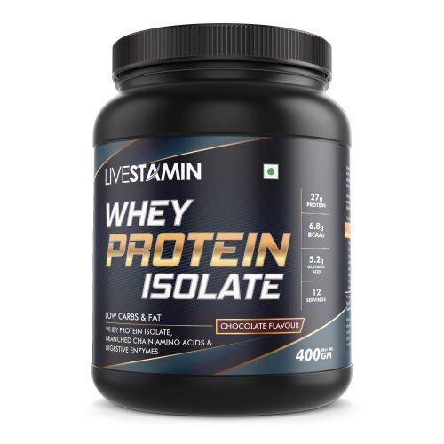 Whey Protein Isolate Powder Chocolate Flavour Sports Nutrition Supplement