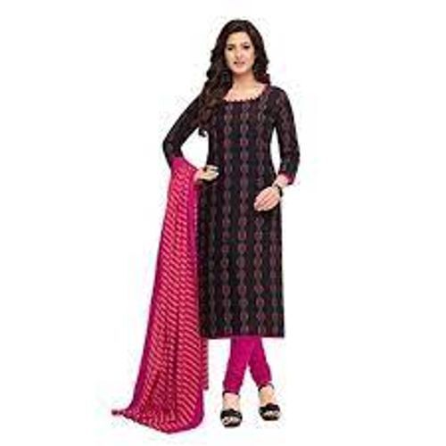 Beautiful Unstitched 100% Pure Cotton Printed Dress Material For Women