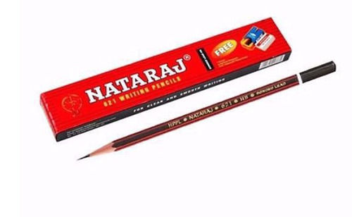 Black And Red Color 12 Cm Length Superior Bonded Lead Wooden Material Natraj Pencils