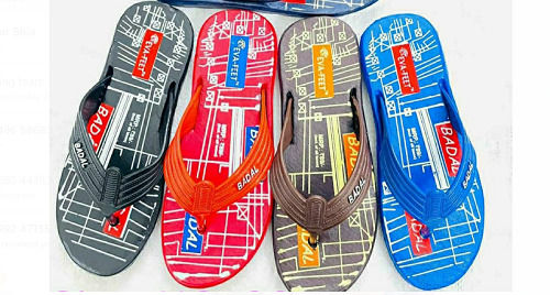 Casual Wear Comfortable And Washable 8 Inch Size Multicolor Rubber Mens Slippers