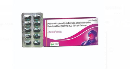 Hydrobromide Chlorpheniramine Maleate And Phenylephrine Hcl Soft Gel Capsules Pack Of 10 Capsules