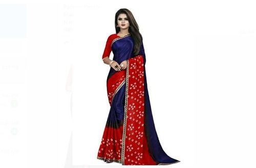 Navy Blue And Red Designer And Comfortable Party Wear Ladies Printed Saree  Ingredients: Isoxsuprine 40 Mg Sr